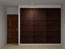 Frente de armario dibujado en 3D